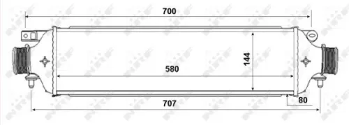 NRF Charge Air Cooler (30788)