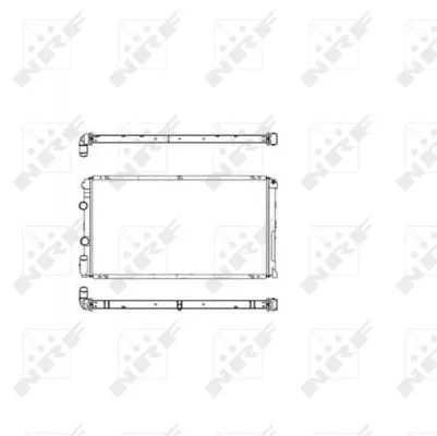 NRF Radiator, engine cooling (58213)