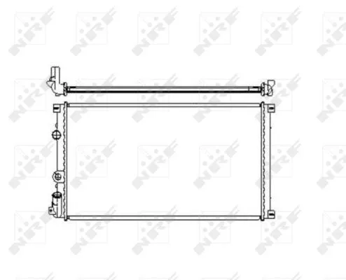 NRF Radiator, engine cooling (55350)