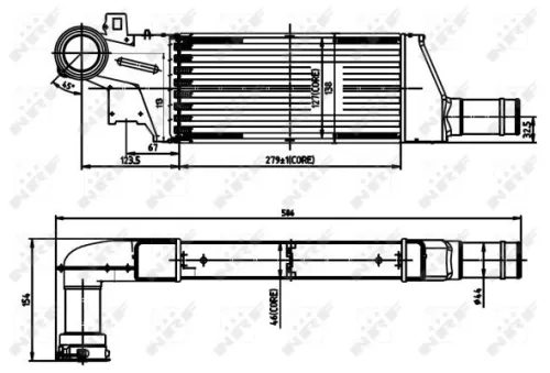 NRF Charge Air Cooler (30903)