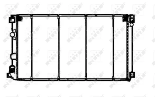 NRF Radiator, engine cooling (58324)