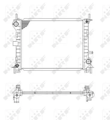 NRF Radiator, engine cooling (509614)