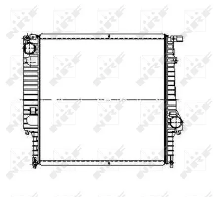 NRF Radiator, engine cooling (509626)
