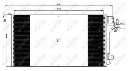 NRF Condenser, air conditioning (35622)