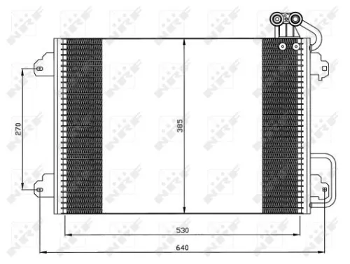 NRF Condenser, air conditioning (35340)