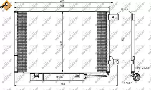 NRF Condenser, air conditioning (35759)