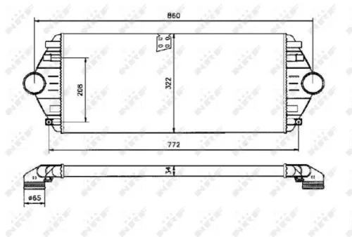 NRF Charge Air Cooler (30803)