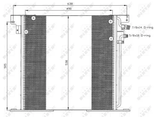 NRF Condenser, air conditioning (35305)