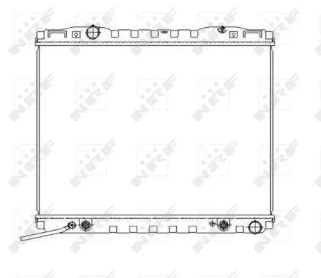 NRF Radiator, engine cooling (53366)