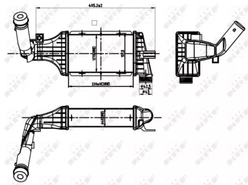 NRF Charge Air Cooler (30427)