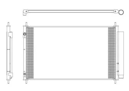 NRF Condenser, air conditioning (350321)