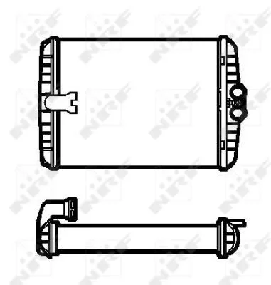 NRF Heat Exchanger, interior heating (53552)