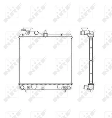 NRF Radiator, engine cooling (53257)