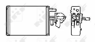 NRF Heat Exchanger, interior heating (53235)