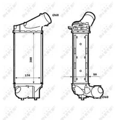 NRF Charge Air Cooler (30195)