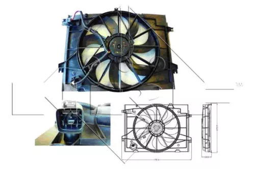 Fan, engine cooling