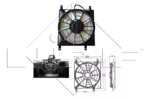 NRF Fan, engine cooling (47257)