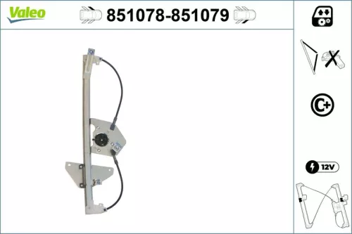 VALEO Window Regulator (851078)
