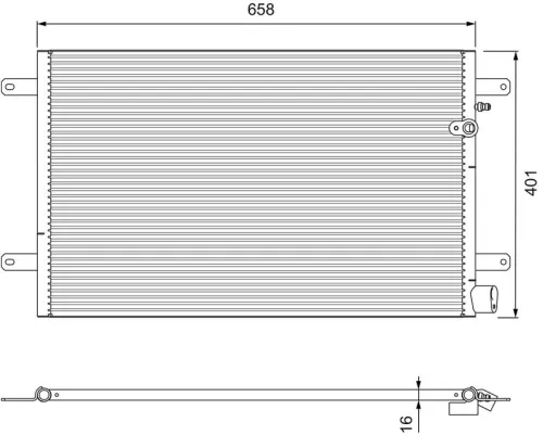 Condenser, air conditioning