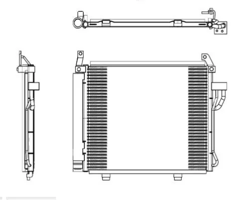 NRF Condenser, air conditioning (35992)