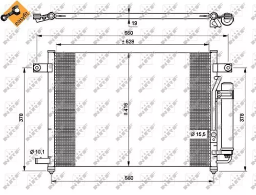 NRF Condenser, air conditioning (35767)