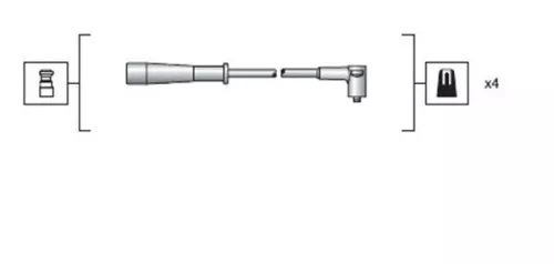 MAGNETI MARELLI Ignition Cable Kit (941318111130)