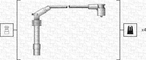 MAGNETI MARELLI Ignition Cable Kit (941318111159)