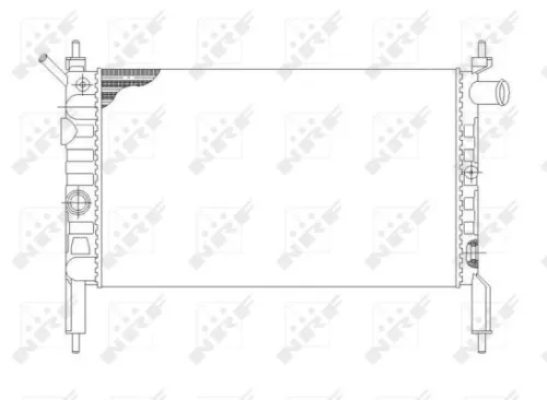 NRF Radiator, engine cooling (58930)