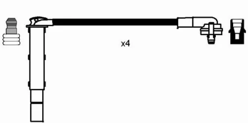 NGK Ignition Cable Kit (0640)