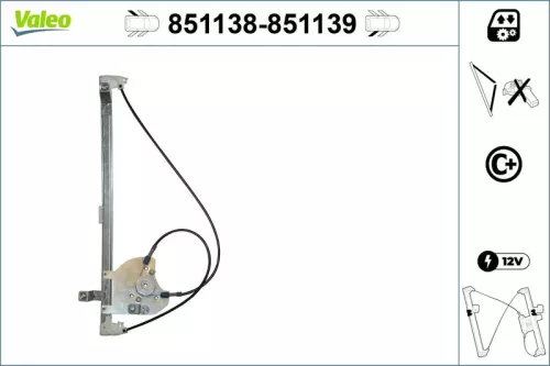 VALEO Window Regulator (851138)