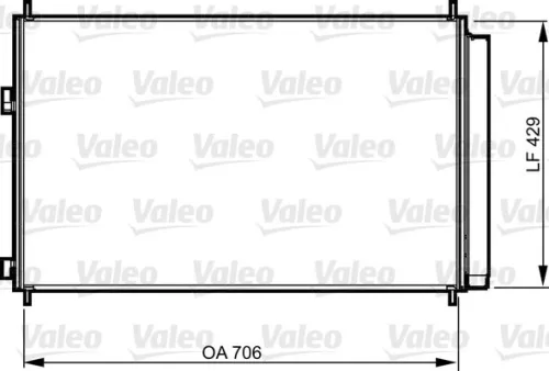 VALEO Condenser, air conditioning (814204)