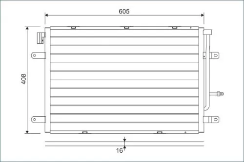 Condenser, air conditioning