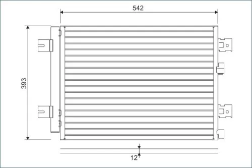 VALEO Condenser, air conditioning (814077)