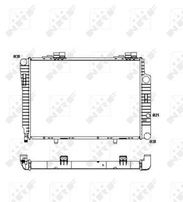 NRF Radiator, engine cooling (51286)