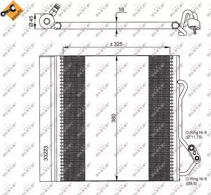 NRF Condenser, air conditioning (35720)