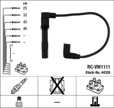 NGK Ignition Cable Kit (44328)