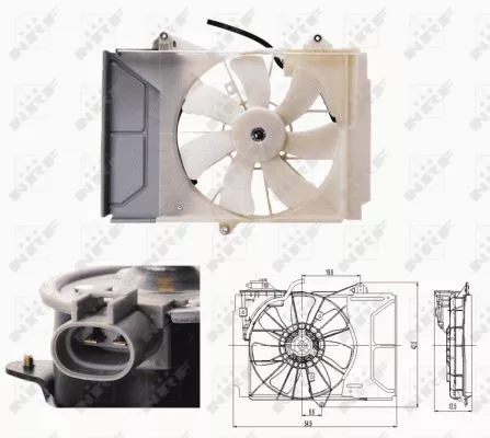 NRF Fan, engine cooling (47697)