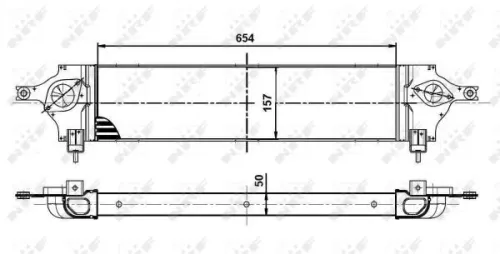 NRF Charge Air Cooler (30513)