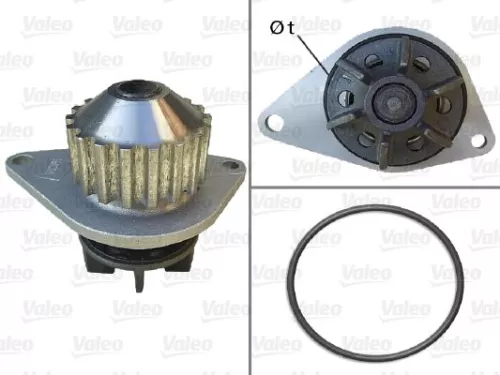 VALEO Water Pump, engine cooling (506704)