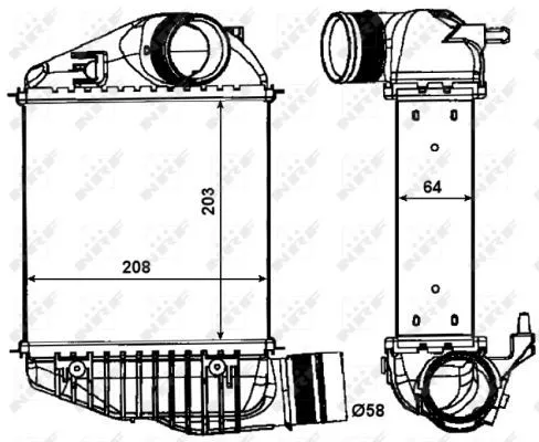 NRF Charge Air Cooler (30015)