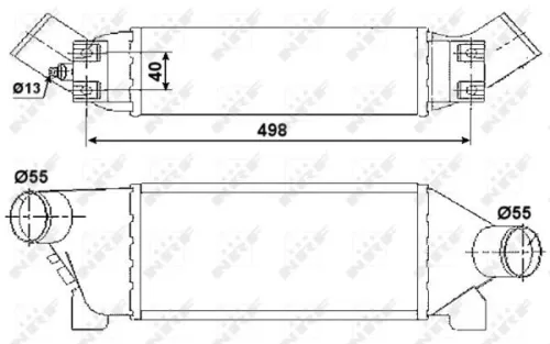 NRF Charge Air Cooler (30259)