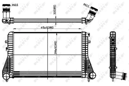 NRF Charge Air Cooler (30306)