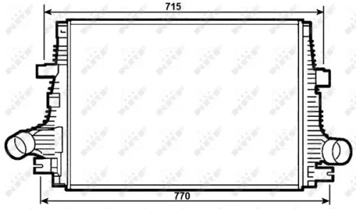 NRF Charge Air Cooler (30284)