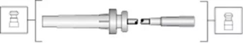 MAGNETI MARELLI Ignition Cable Kit (941318111286)