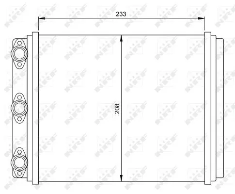 NRF Heat Exchanger, interior heating (54249)