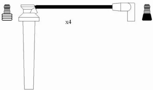 NGK Ignition Cable Kit (2476)