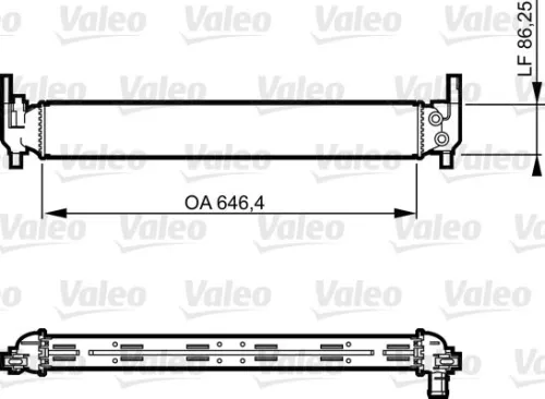VALEO Radiator, engine cooling (735310)