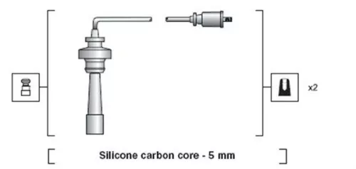 MAGNETI MARELLI Ignition Cable Kit (941318111192)