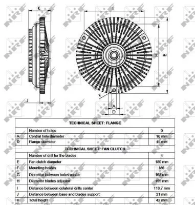 NRF Clutch, radiator fan (49537)