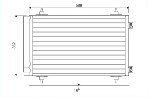 Condenser, air conditioning